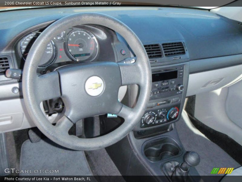 Sunburst Orange Metallic / Gray 2006 Chevrolet Cobalt LS Coupe
