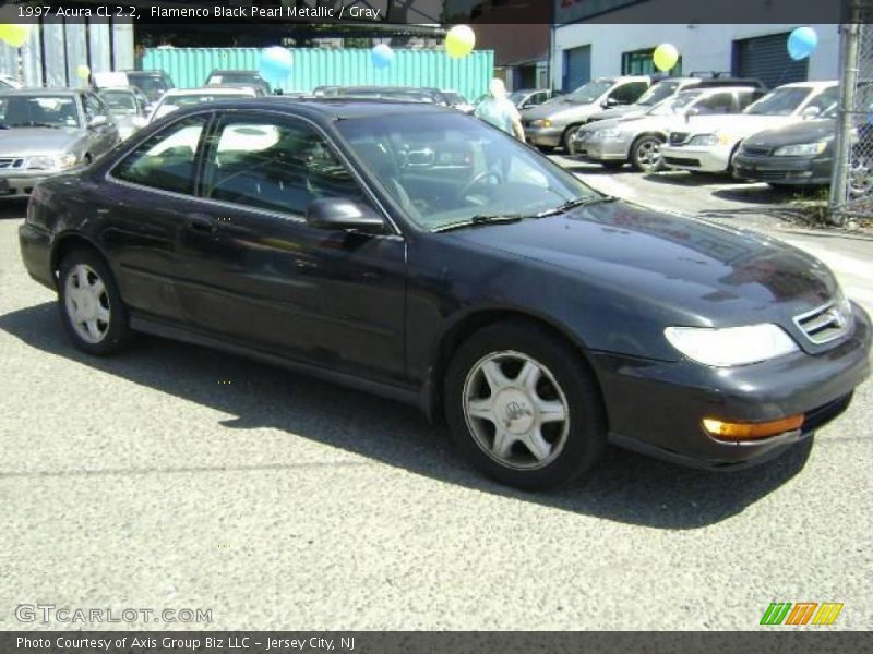 Flamenco Black Pearl Metallic / Gray 1997 Acura CL 2.2