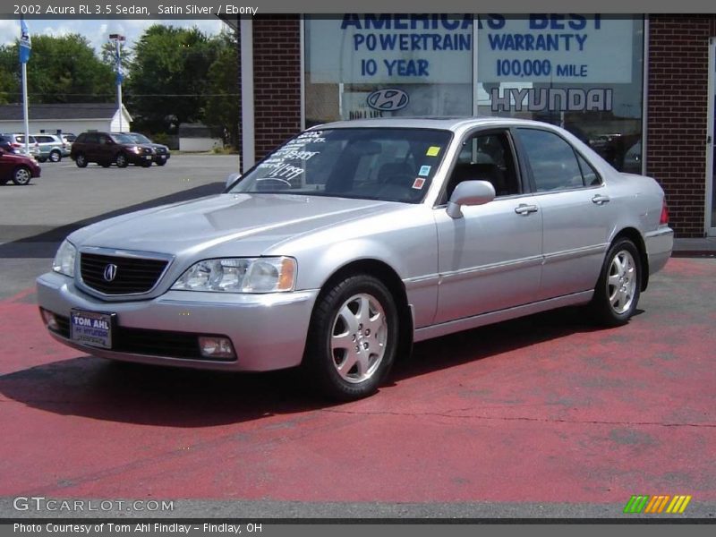 Satin Silver / Ebony 2002 Acura RL 3.5 Sedan