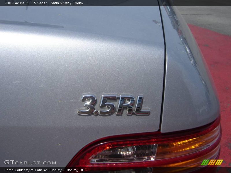 Satin Silver / Ebony 2002 Acura RL 3.5 Sedan