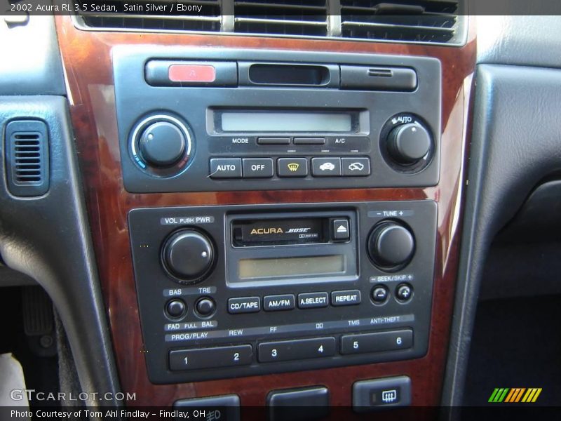 Satin Silver / Ebony 2002 Acura RL 3.5 Sedan