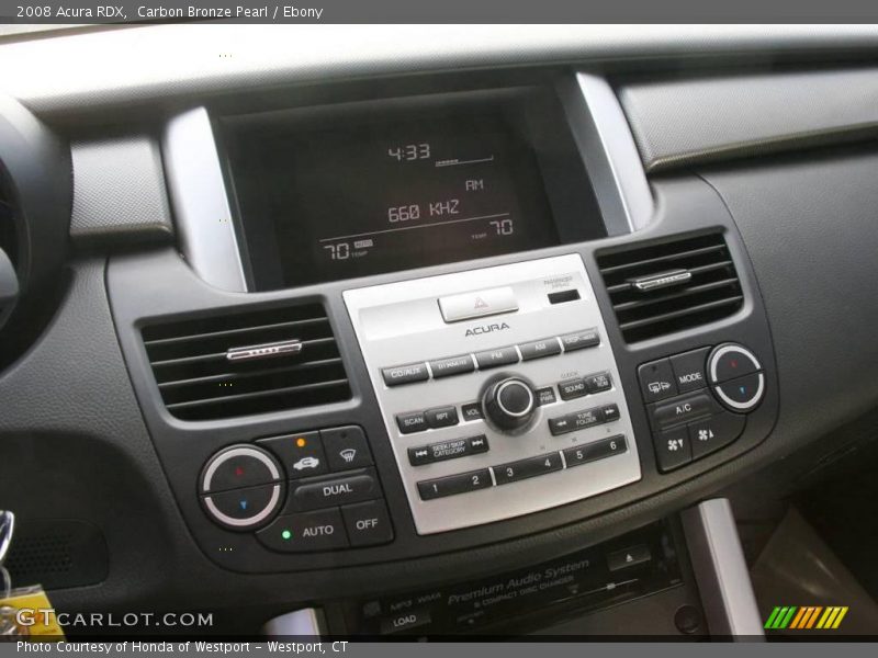 Carbon Bronze Pearl / Ebony 2008 Acura RDX