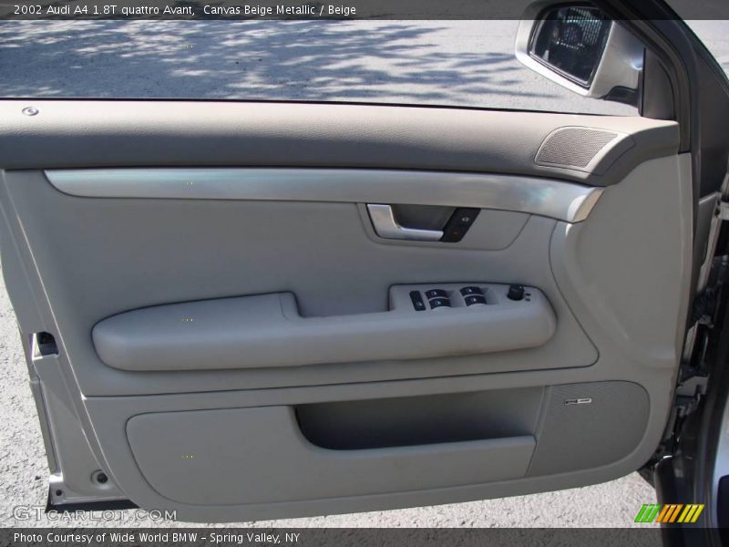 Canvas Beige Metallic / Beige 2002 Audi A4 1.8T quattro Avant