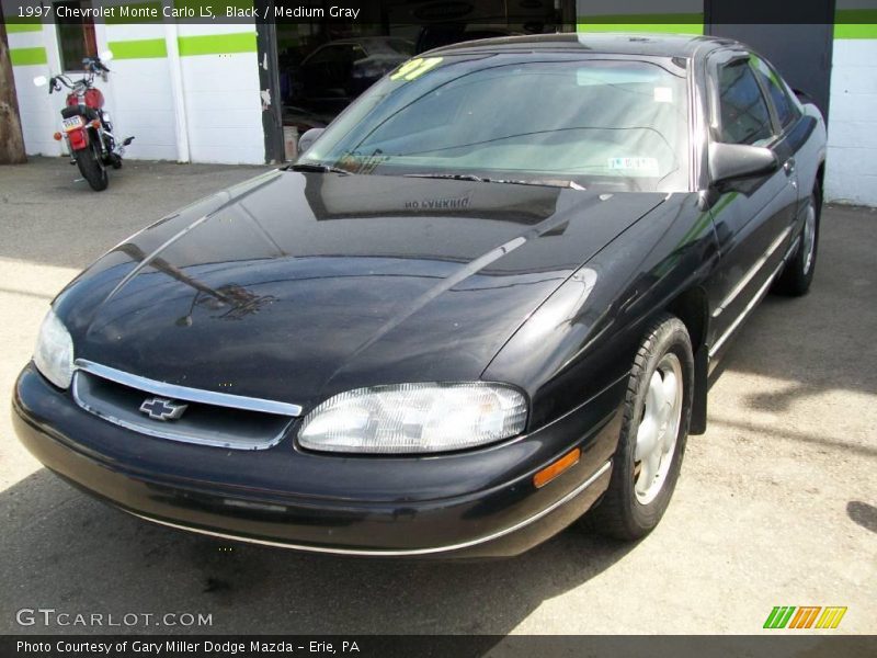 Black / Medium Gray 1997 Chevrolet Monte Carlo LS