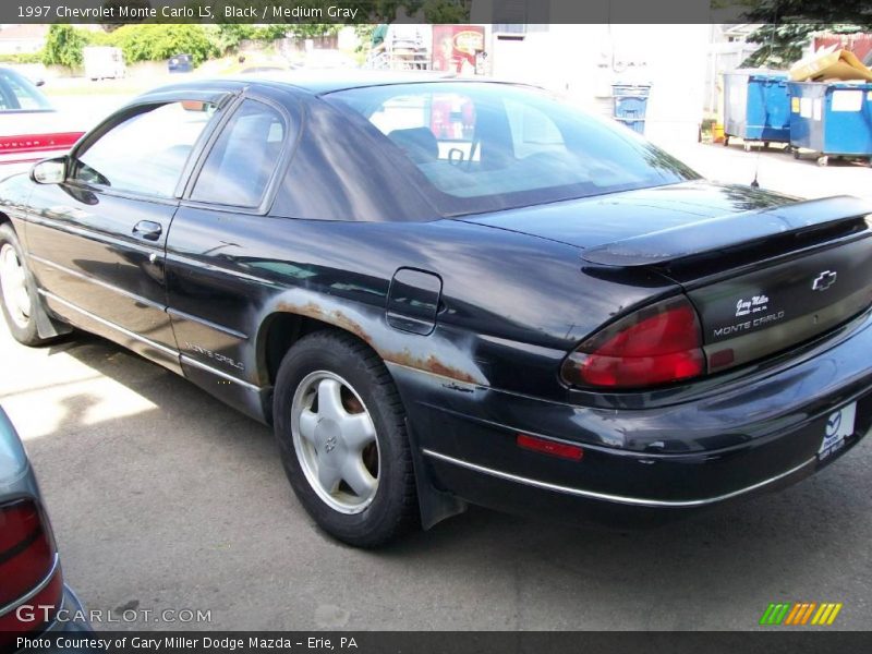 Black / Medium Gray 1997 Chevrolet Monte Carlo LS