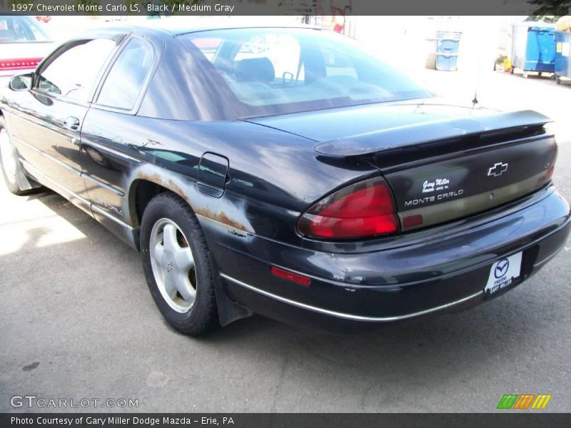 Black / Medium Gray 1997 Chevrolet Monte Carlo LS