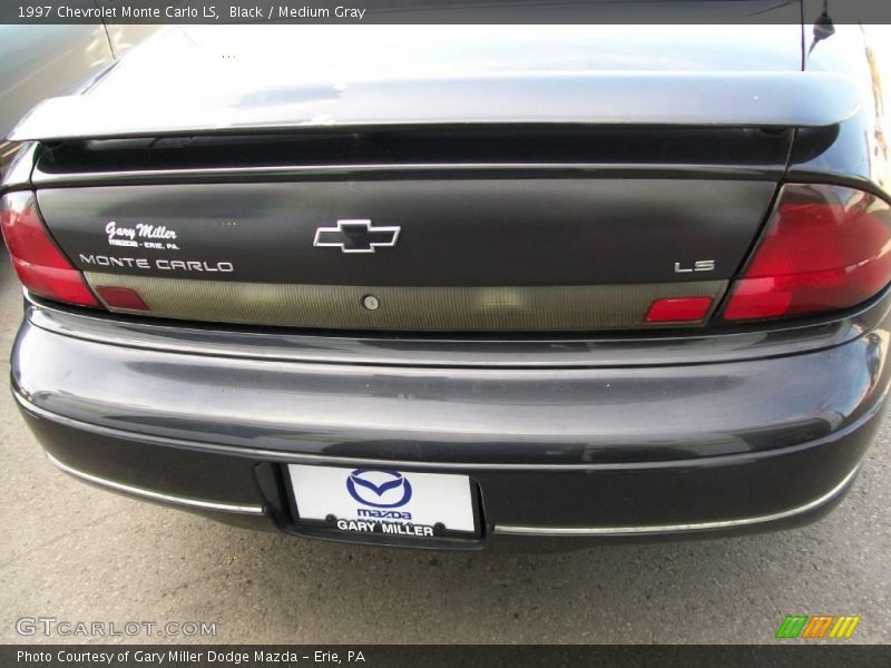 Black / Medium Gray 1997 Chevrolet Monte Carlo LS