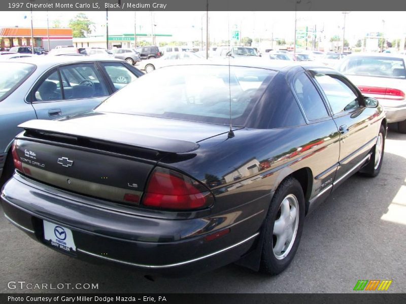 Black / Medium Gray 1997 Chevrolet Monte Carlo LS