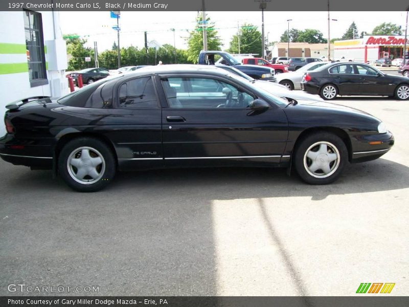 Black / Medium Gray 1997 Chevrolet Monte Carlo LS