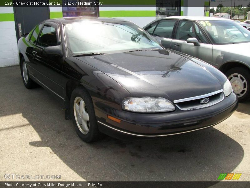 Black / Medium Gray 1997 Chevrolet Monte Carlo LS