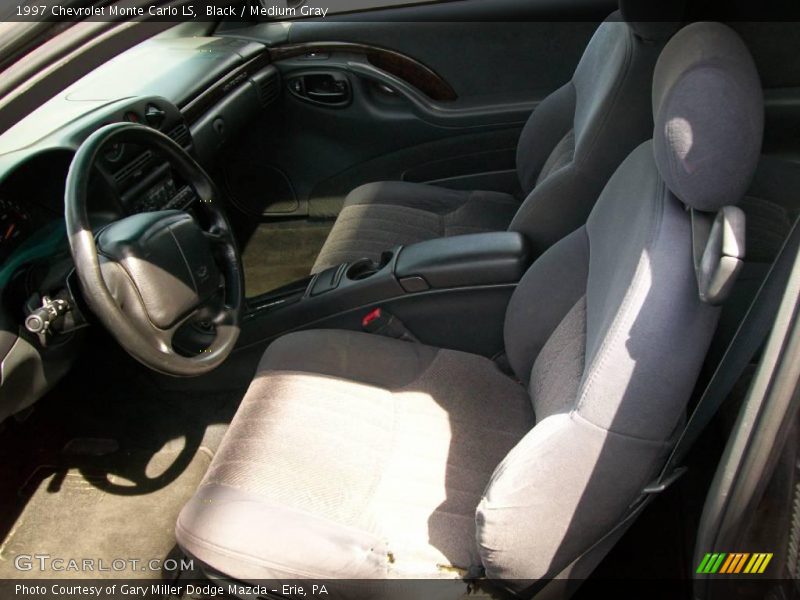 Black / Medium Gray 1997 Chevrolet Monte Carlo LS