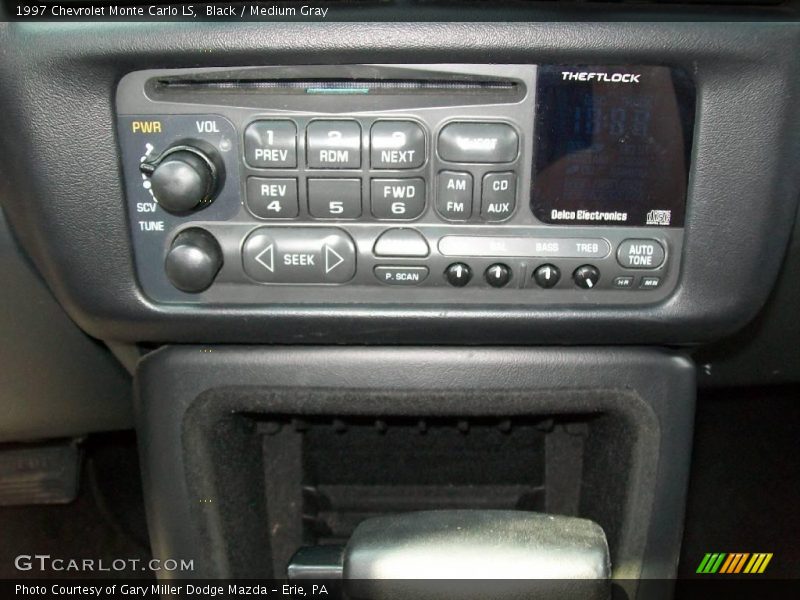 Black / Medium Gray 1997 Chevrolet Monte Carlo LS