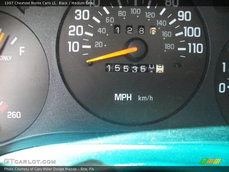 Black / Medium Gray 1997 Chevrolet Monte Carlo LS