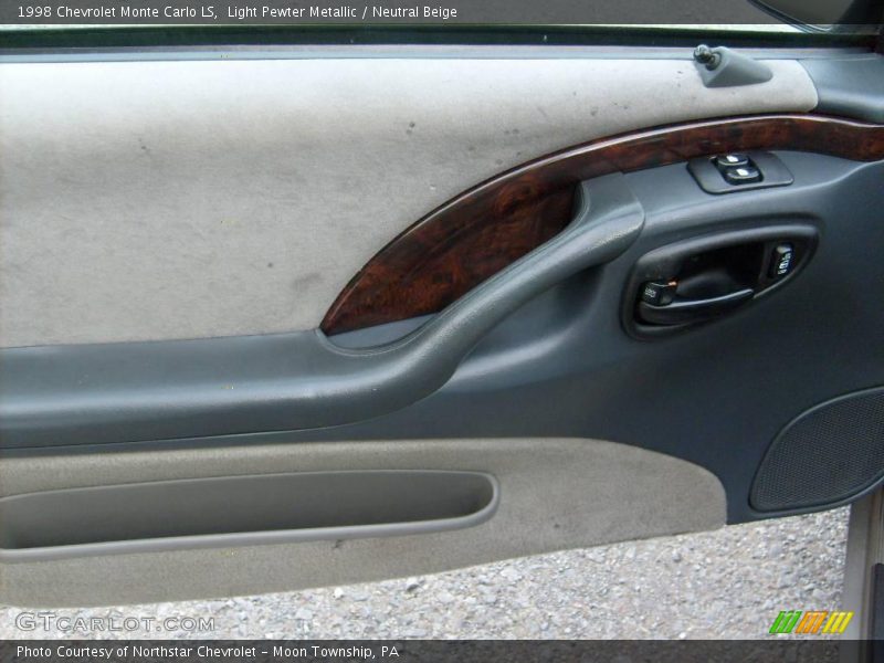 Light Pewter Metallic / Neutral Beige 1998 Chevrolet Monte Carlo LS