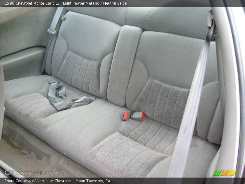 Light Pewter Metallic / Neutral Beige 1998 Chevrolet Monte Carlo LS