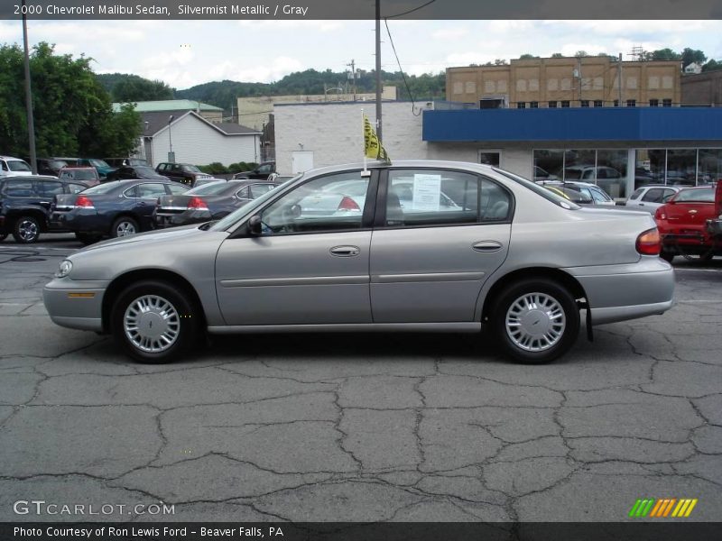 Silvermist Metallic / Gray 2000 Chevrolet Malibu Sedan