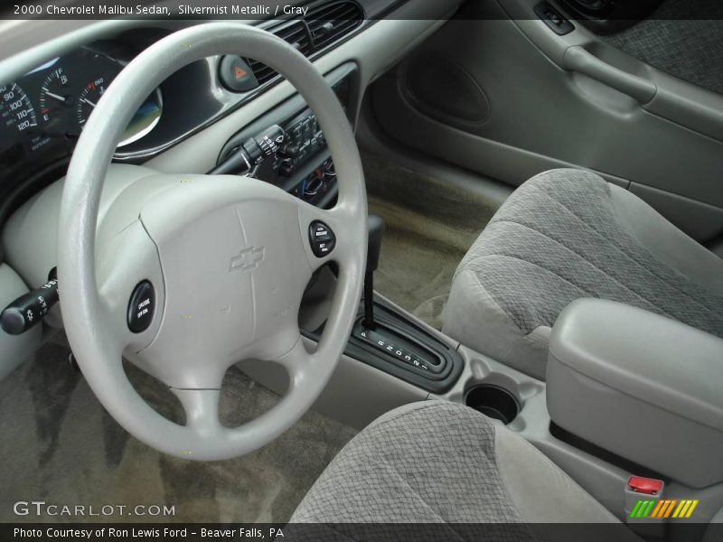 Silvermist Metallic / Gray 2000 Chevrolet Malibu Sedan
