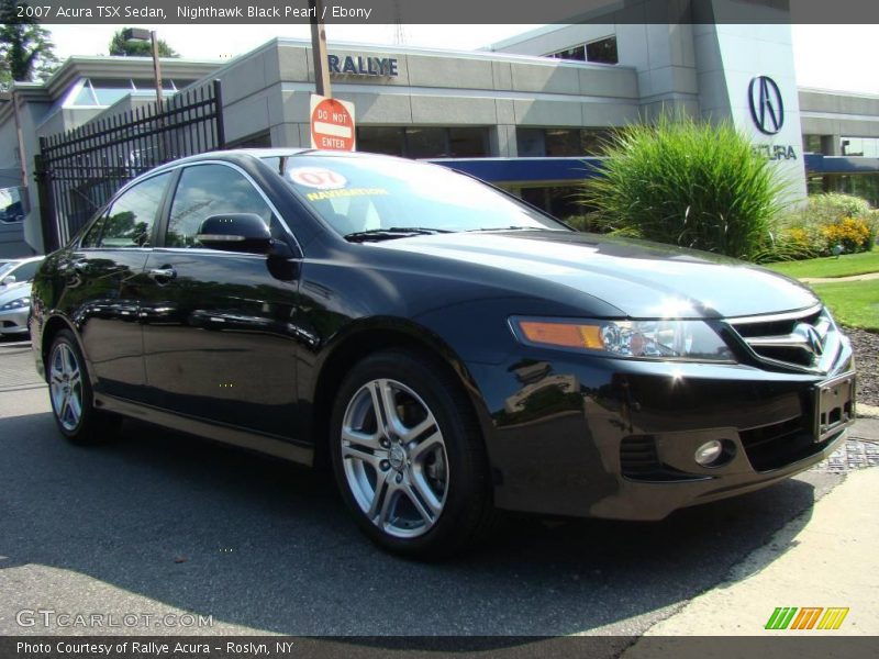 Nighthawk Black Pearl / Ebony 2007 Acura TSX Sedan
