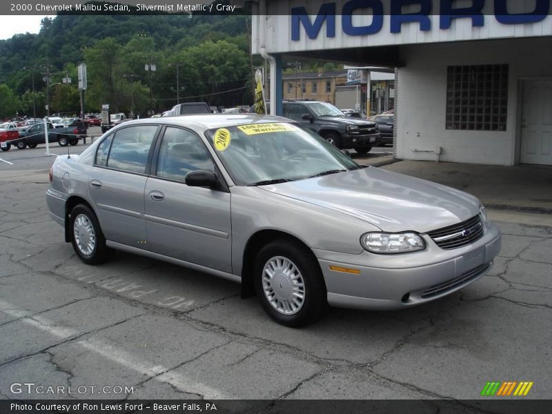 Silvermist Metallic / Gray 2000 Chevrolet Malibu Sedan
