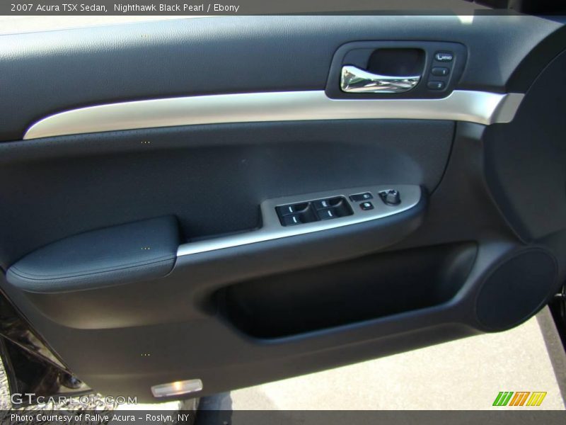 Nighthawk Black Pearl / Ebony 2007 Acura TSX Sedan