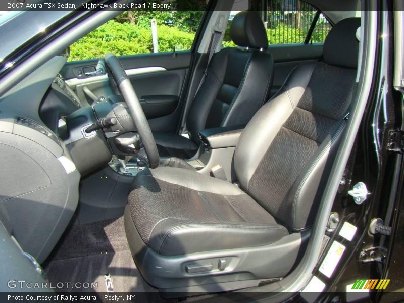 Nighthawk Black Pearl / Ebony 2007 Acura TSX Sedan