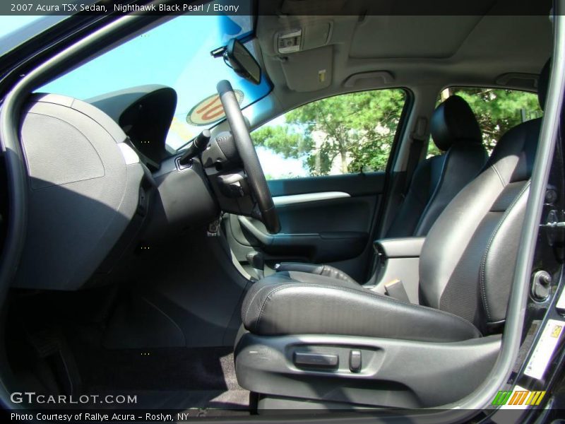 Nighthawk Black Pearl / Ebony 2007 Acura TSX Sedan
