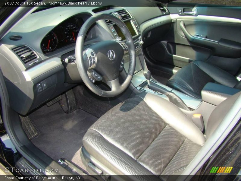 Nighthawk Black Pearl / Ebony 2007 Acura TSX Sedan