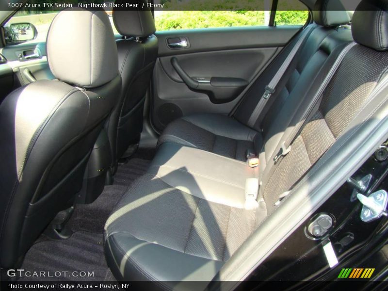 Nighthawk Black Pearl / Ebony 2007 Acura TSX Sedan