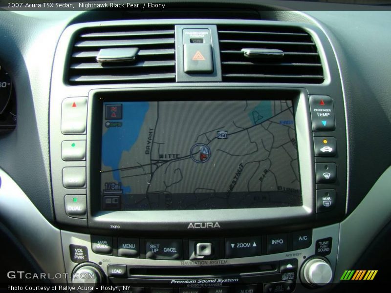 Nighthawk Black Pearl / Ebony 2007 Acura TSX Sedan