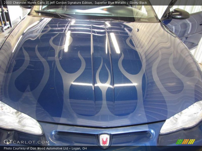 Superior Blue Metallic / Ebony Black 2003 Chevrolet Monte Carlo SS Jeff Gordon Signature Edition