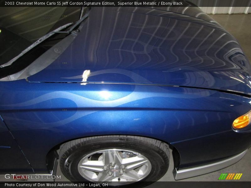 Superior Blue Metallic / Ebony Black 2003 Chevrolet Monte Carlo SS Jeff Gordon Signature Edition