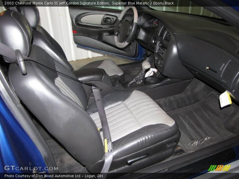 Superior Blue Metallic / Ebony Black 2003 Chevrolet Monte Carlo SS Jeff Gordon Signature Edition