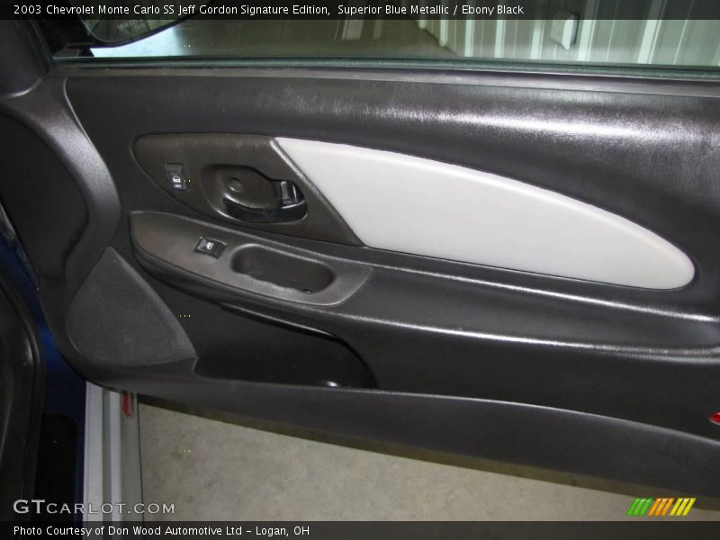 Superior Blue Metallic / Ebony Black 2003 Chevrolet Monte Carlo SS Jeff Gordon Signature Edition