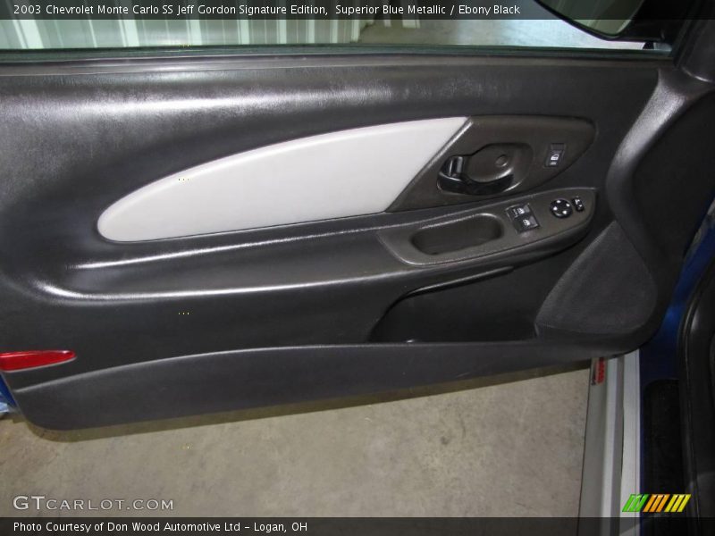 Superior Blue Metallic / Ebony Black 2003 Chevrolet Monte Carlo SS Jeff Gordon Signature Edition