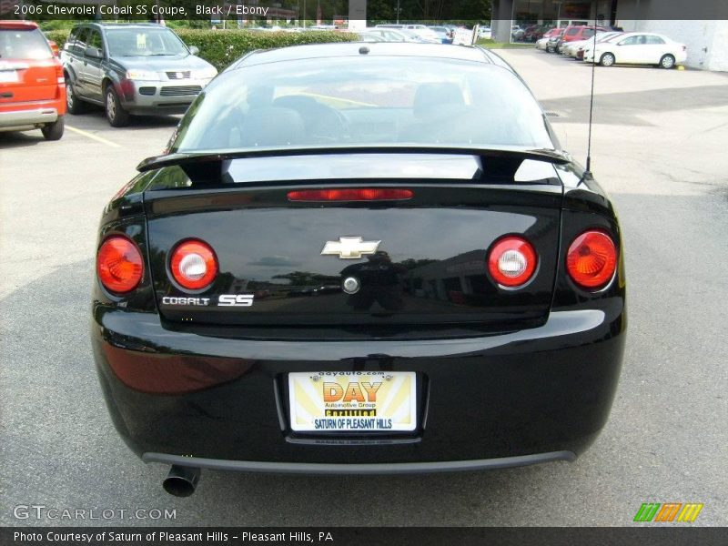 Black / Ebony 2006 Chevrolet Cobalt SS Coupe