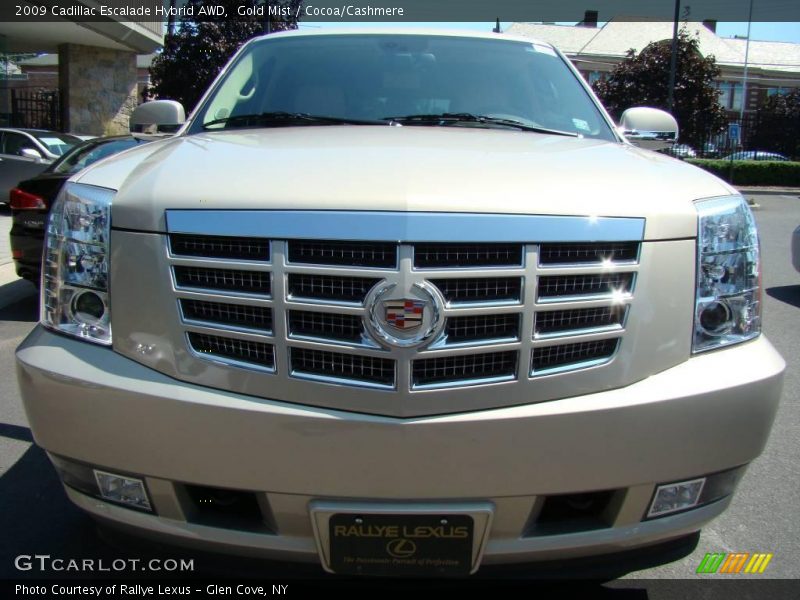 Gold Mist / Cocoa/Cashmere 2009 Cadillac Escalade Hybrid AWD