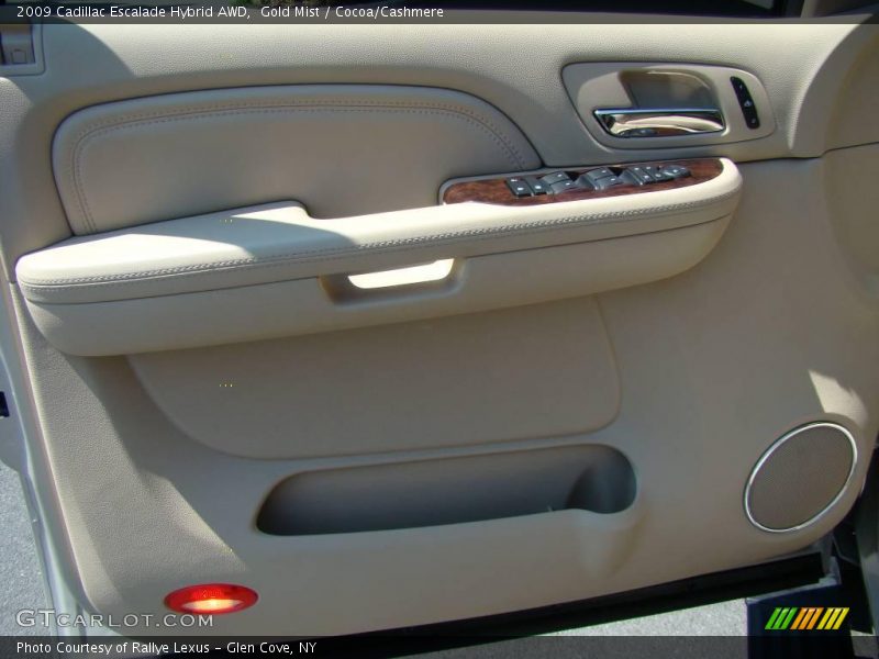 Gold Mist / Cocoa/Cashmere 2009 Cadillac Escalade Hybrid AWD