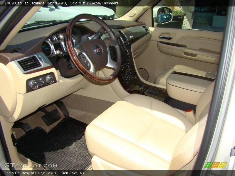Gold Mist / Cocoa/Cashmere 2009 Cadillac Escalade Hybrid AWD