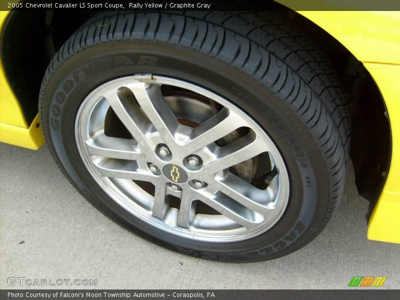 Rally Yellow / Graphite Gray 2005 Chevrolet Cavalier LS Sport Coupe