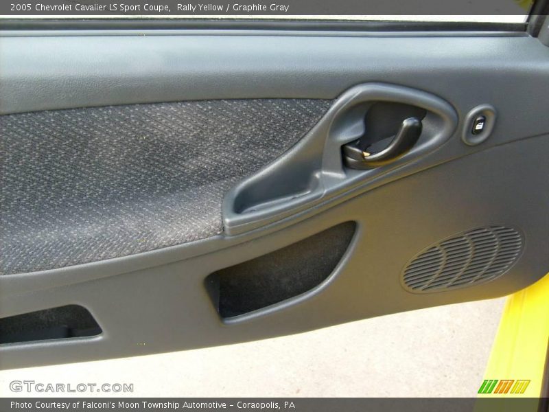 Rally Yellow / Graphite Gray 2005 Chevrolet Cavalier LS Sport Coupe