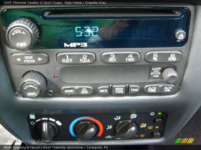 Rally Yellow / Graphite Gray 2005 Chevrolet Cavalier LS Sport Coupe