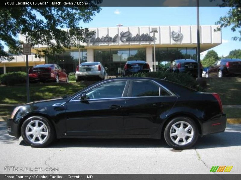 Black Raven / Ebony 2008 Cadillac CTS Sedan