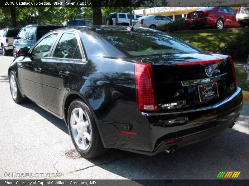 Black Raven / Ebony 2008 Cadillac CTS Sedan
