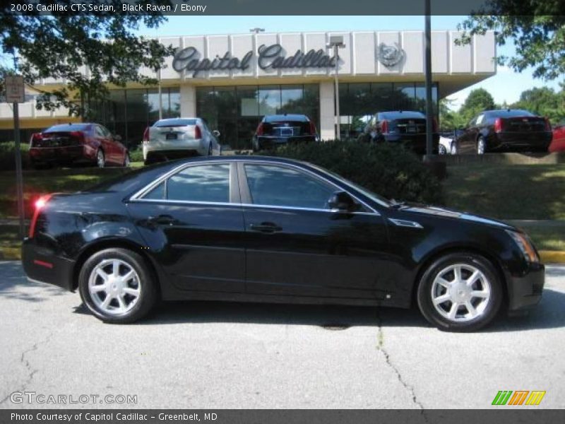 Black Raven / Ebony 2008 Cadillac CTS Sedan