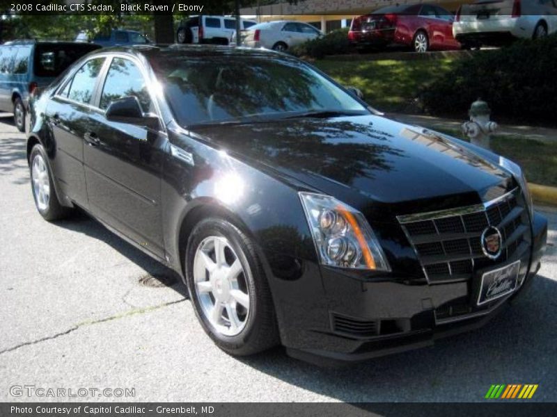 Black Raven / Ebony 2008 Cadillac CTS Sedan