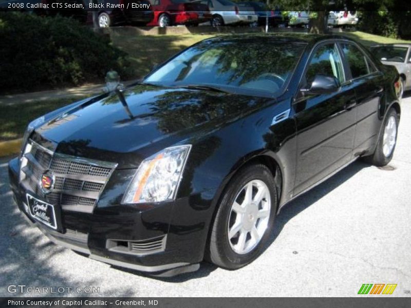 Black Raven / Ebony 2008 Cadillac CTS Sedan