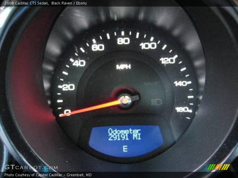 Black Raven / Ebony 2008 Cadillac CTS Sedan