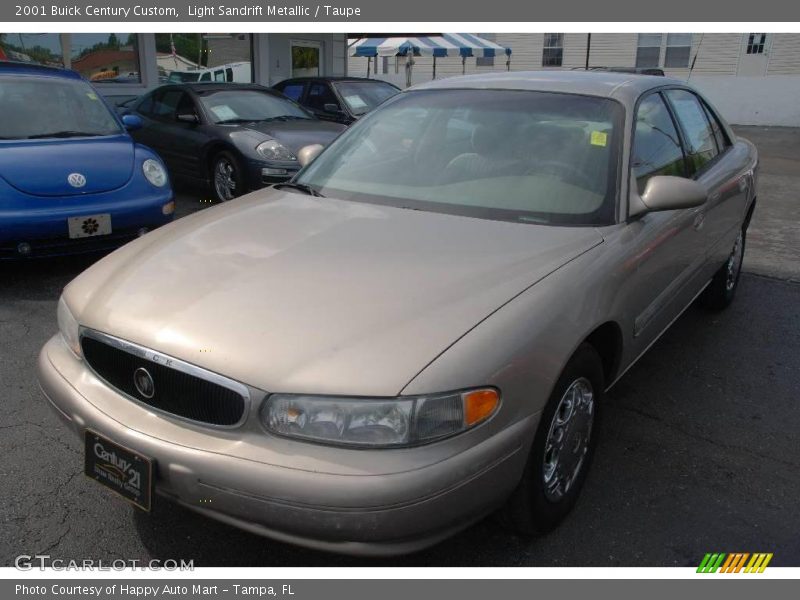 Light Sandrift Metallic / Taupe 2001 Buick Century Custom