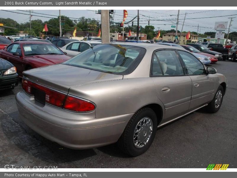 Light Sandrift Metallic / Taupe 2001 Buick Century Custom