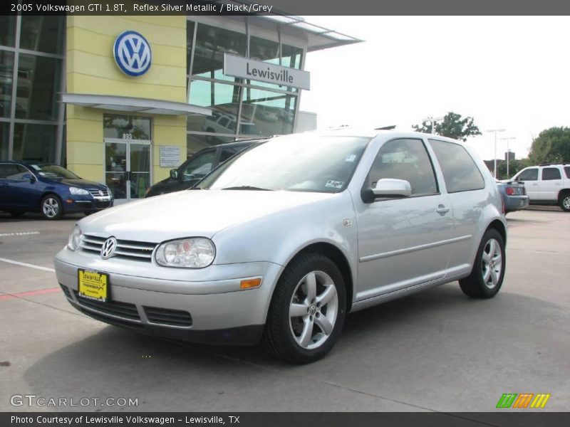 Reflex Silver Metallic / Black/Grey 2005 Volkswagen GTI 1.8T
